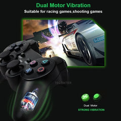 Controle sem fio para sony ps2 Gamepad controlador para playstation 2 console joystick dupla vibração choque joypad usb controle de jogo para pc