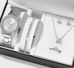 Relógio e joias Luxury Conjunto de seis peças