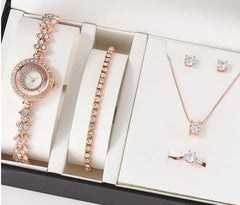 Relógio e joias Luxury Conjunto de seis peças